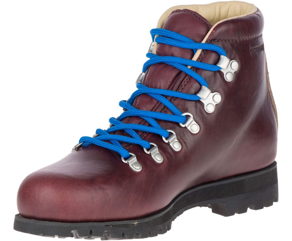 Merrell Boots Burgundy - Wilderness Legend Waterproof - Womens 95CQILMTK